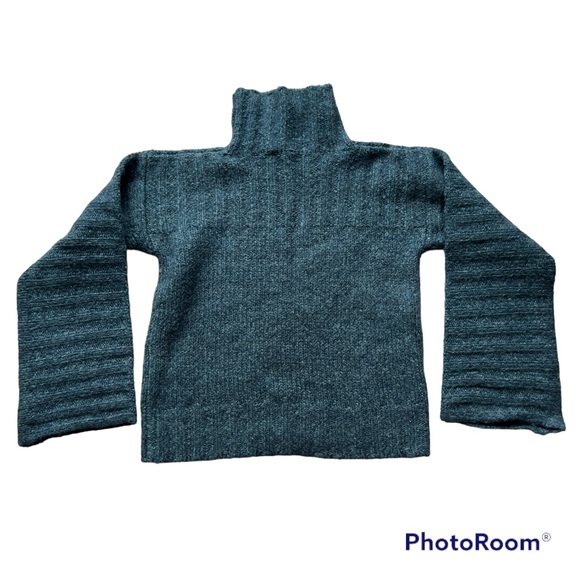 See by CHLOE Turtleneck Sweater Blue Green - Size Large - Picture 2 of 8